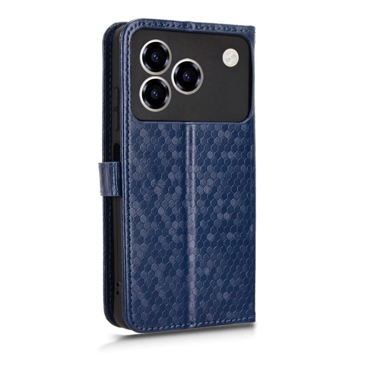 For ZTE Blade A76 4G Honeycomb Dot Texture Leather Phone Case
