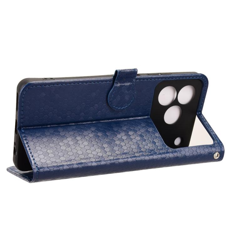 For ZTE Blade A76 4G Honeycomb Dot Texture Leather Phone Case