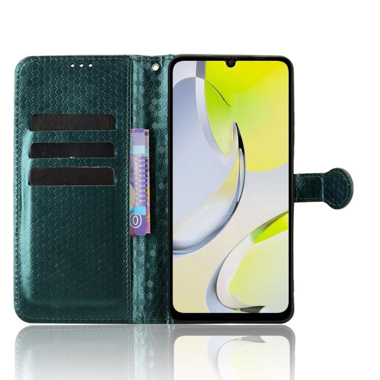 For ZTE Blade A76 4G Honeycomb Dot Texture Leather Phone Case