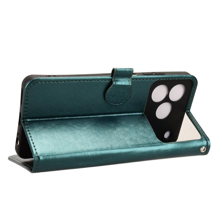 For ZTE Blade A76 4G Honeycomb Dot Texture Leather Phone Case