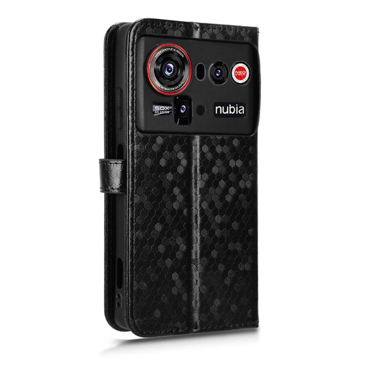 For ZTE nubia Z80 Ultra Honeycomb Dot Texture Leather Phone Case