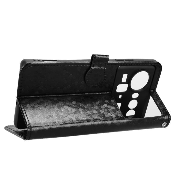 For ZTE nubia Z80 Ultra Honeycomb Dot Texture Leather Phone Case