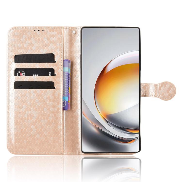 For ZTE nubia Z80 Ultra Honeycomb Dot Texture Leather Phone Case