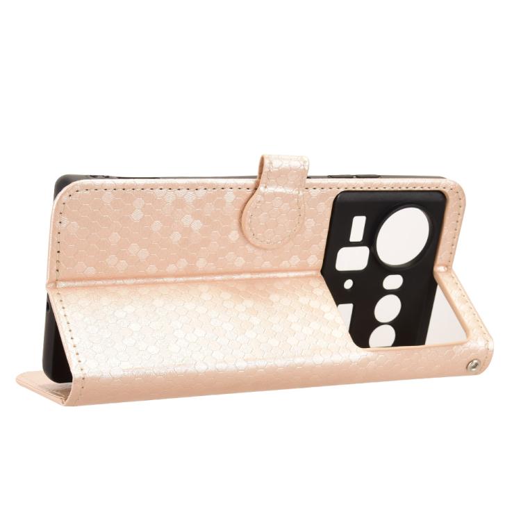 For ZTE nubia Z80 Ultra Honeycomb Dot Texture Leather Phone Case