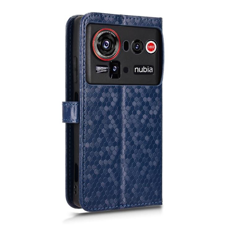 For ZTE nubia Z80 Ultra Honeycomb Dot Texture Leather Phone Case