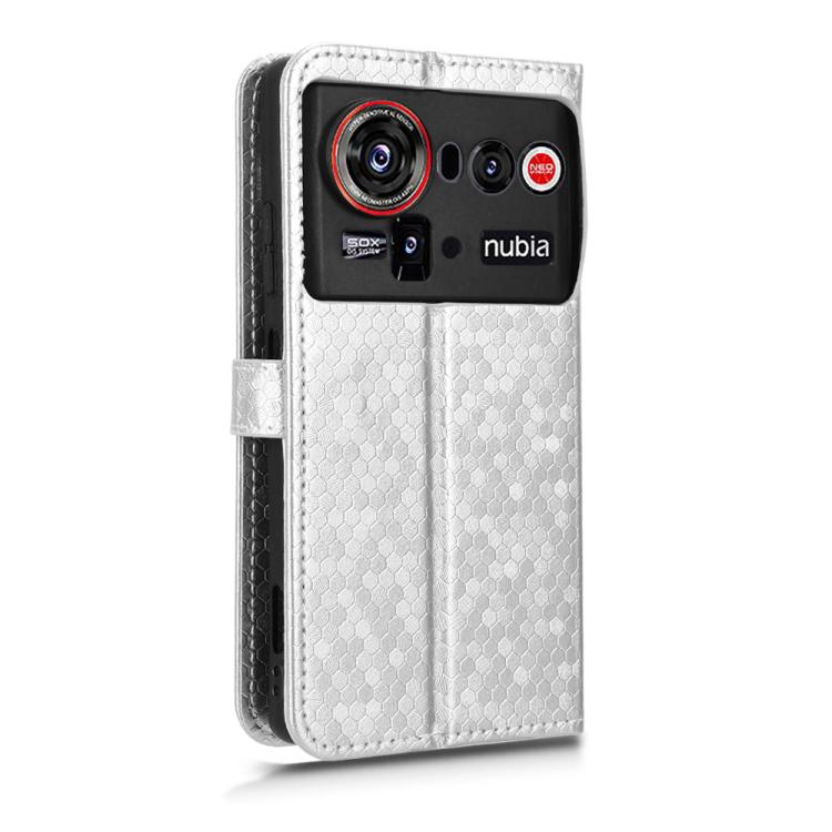 For ZTE nubia Z80 Ultra Honeycomb Dot Texture Leather Phone Case