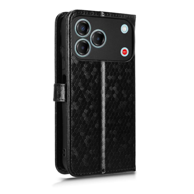 For ZTE nubia V80 Design Honeycomb Dot Texture Leather Phone Case