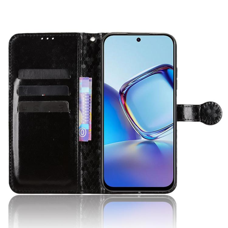 For ZTE nubia V80 Design Honeycomb Dot Texture Leather Phone Case