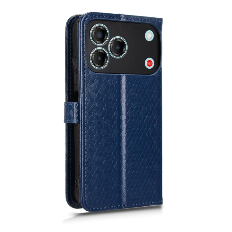 For ZTE nubia V80 Design Honeycomb Dot Texture Leather Phone Case