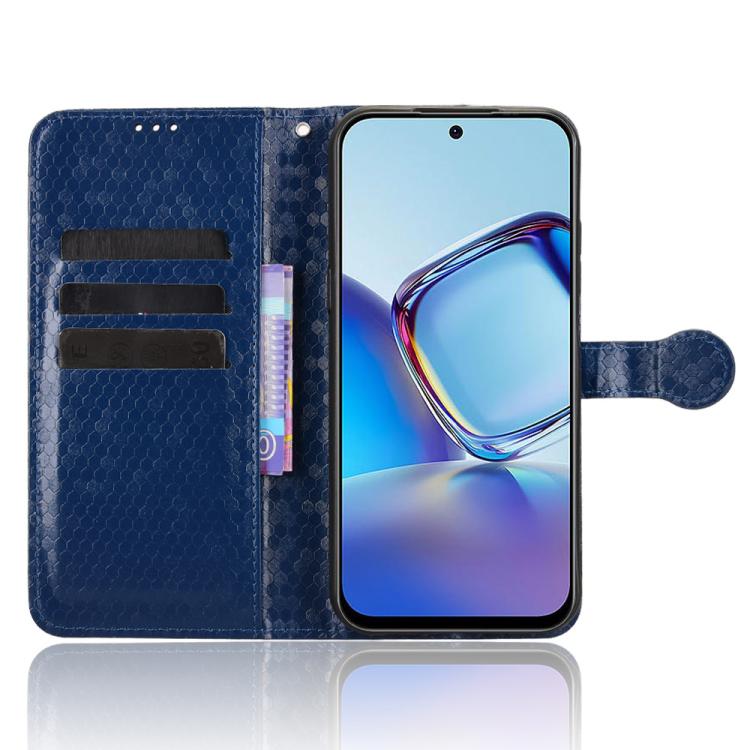 For ZTE nubia V80 Design Honeycomb Dot Texture Leather Phone Case
