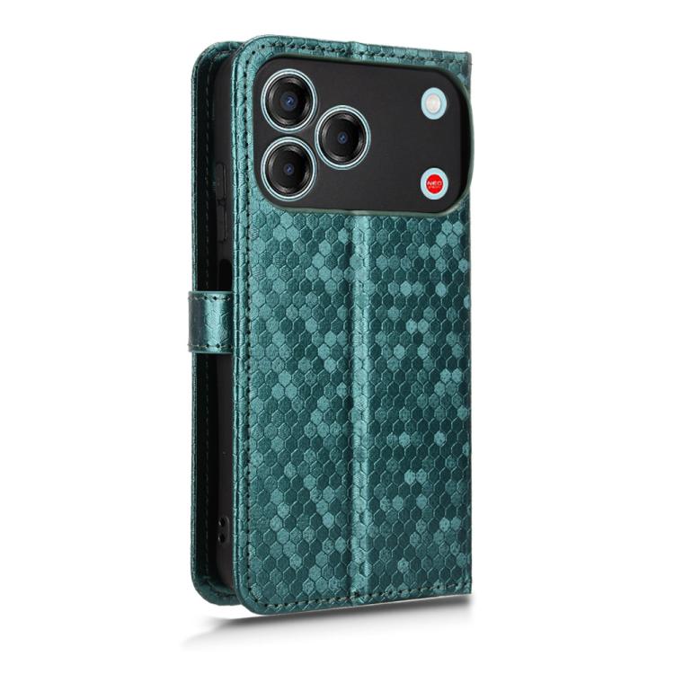 For ZTE nubia V80 Design Honeycomb Dot Texture Leather Phone Case