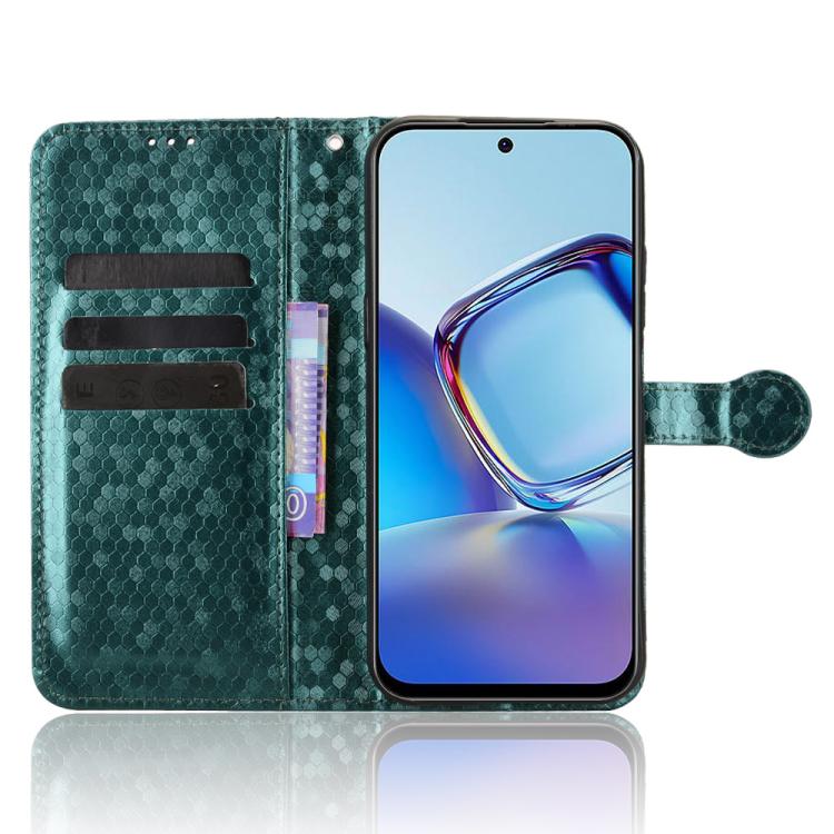 For ZTE nubia V80 Design Honeycomb Dot Texture Leather Phone Case