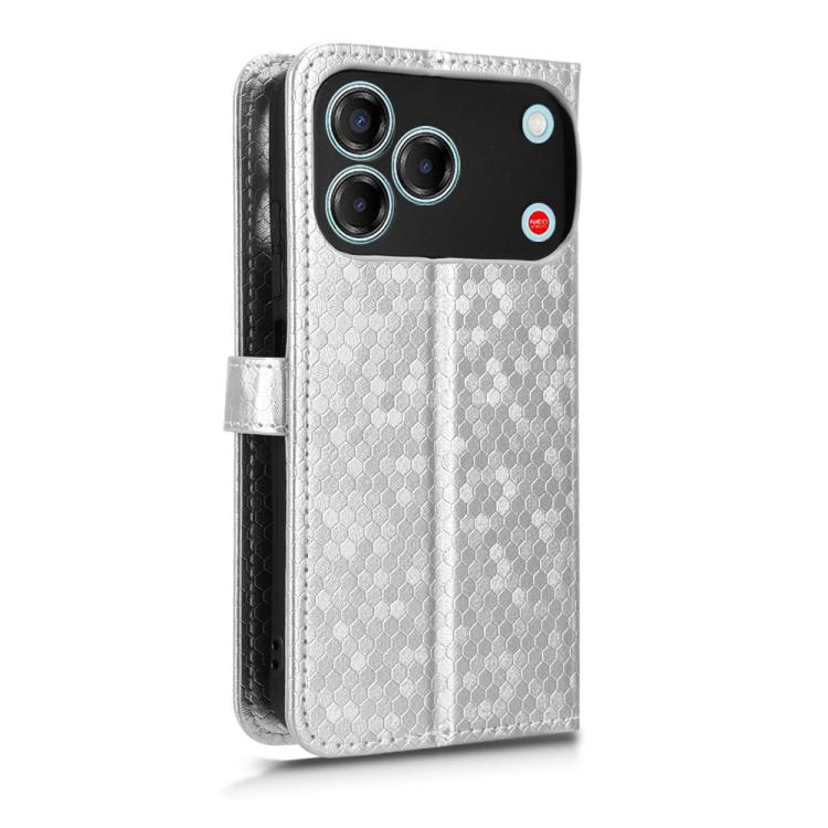 For ZTE nubia V80 Design Honeycomb Dot Texture Leather Phone Case