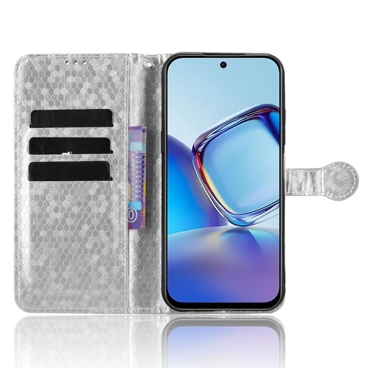 For ZTE nubia V80 Design Honeycomb Dot Texture Leather Phone Case