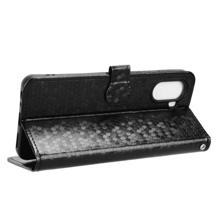 For ZTE nubia S2 504ZT Honeycomb Dot Texture Leather Phone Case