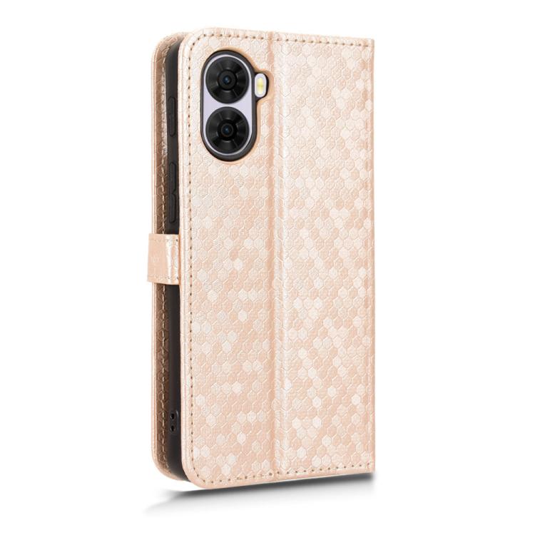 For ZTE nubia S2 504ZT Honeycomb Dot Texture Leather Phone Case