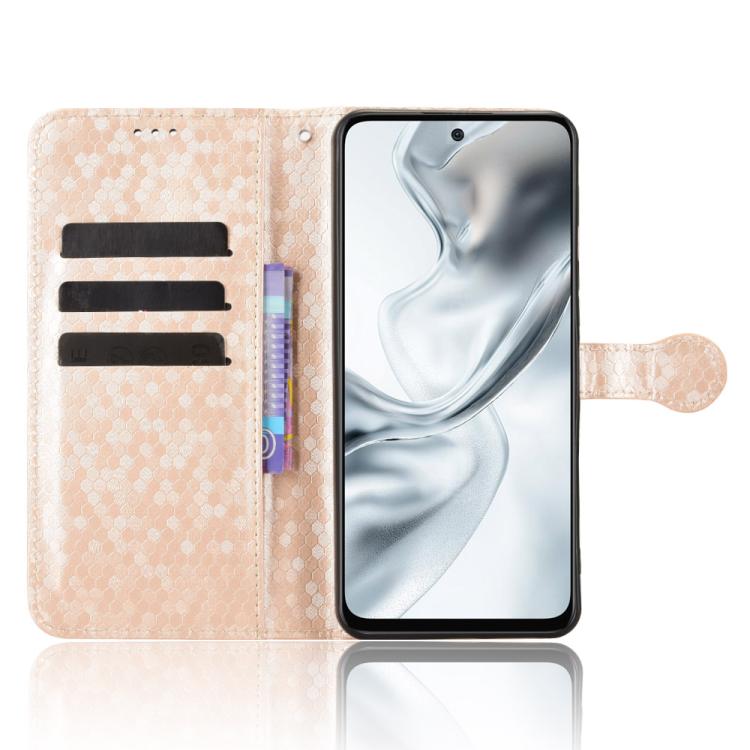 For ZTE nubia S2 504ZT Honeycomb Dot Texture Leather Phone Case