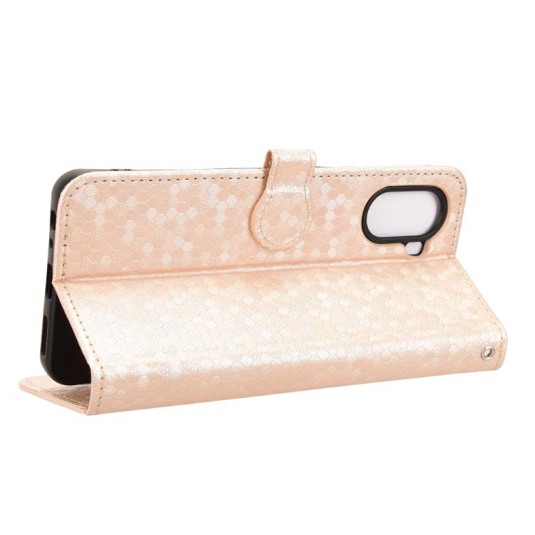 For ZTE nubia S2 504ZT Honeycomb Dot Texture Leather Phone Case