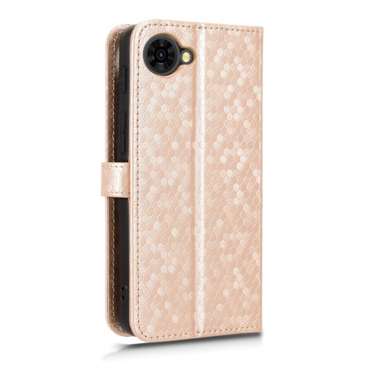 For ZTE nubia S2e / S2R / S2 Lite Honeycomb Dot Texture Leather Phone Case