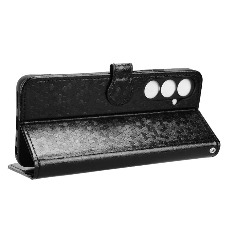 For ZTE Nubia V80 Max Honeycomb Dot Texture Leather Phone Case