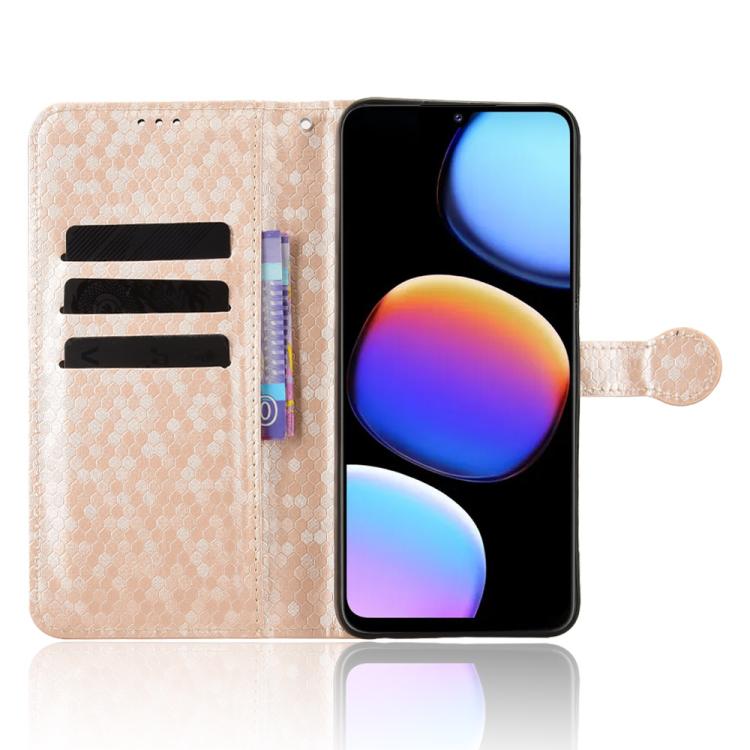 For ZTE Nubia V80 Max Honeycomb Dot Texture Leather Phone Case