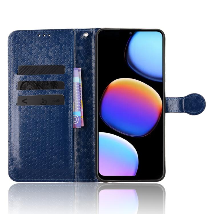 For ZTE Nubia V80 Max Honeycomb Dot Texture Leather Phone Case