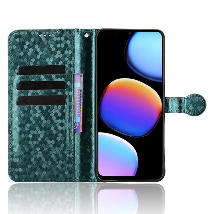 For ZTE Nubia V80 Max Honeycomb Dot Texture Leather Phone Case