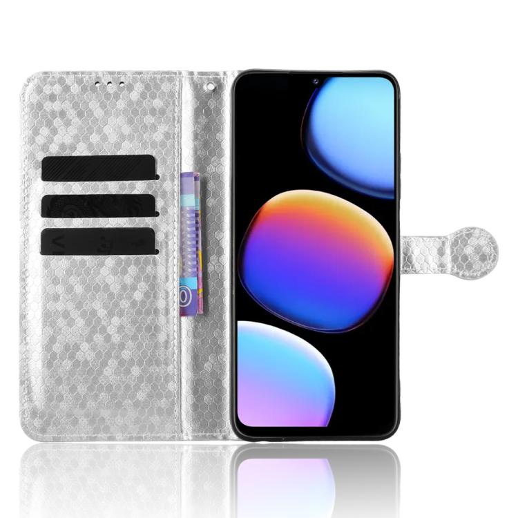 For ZTE Nubia V80 Max Honeycomb Dot Texture Leather Phone Case