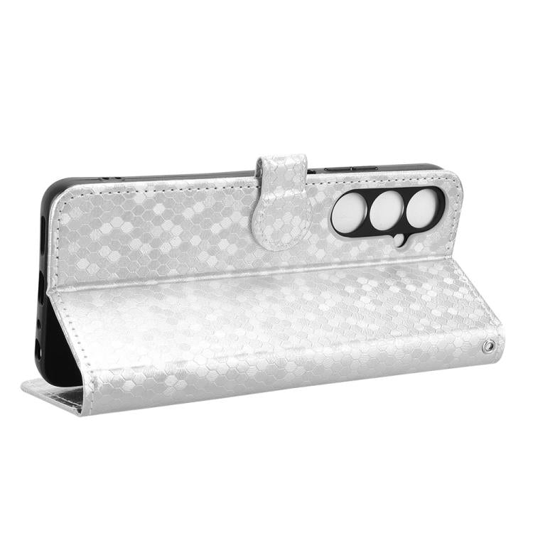 For ZTE Nubia V80 Max Honeycomb Dot Texture Leather Phone Case