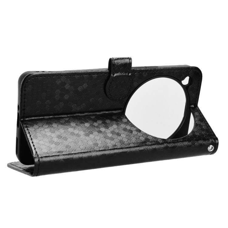 For ZTE nubia Focus 2 Ultra 5G Honeycomb Dot Texture Leather Phone Case