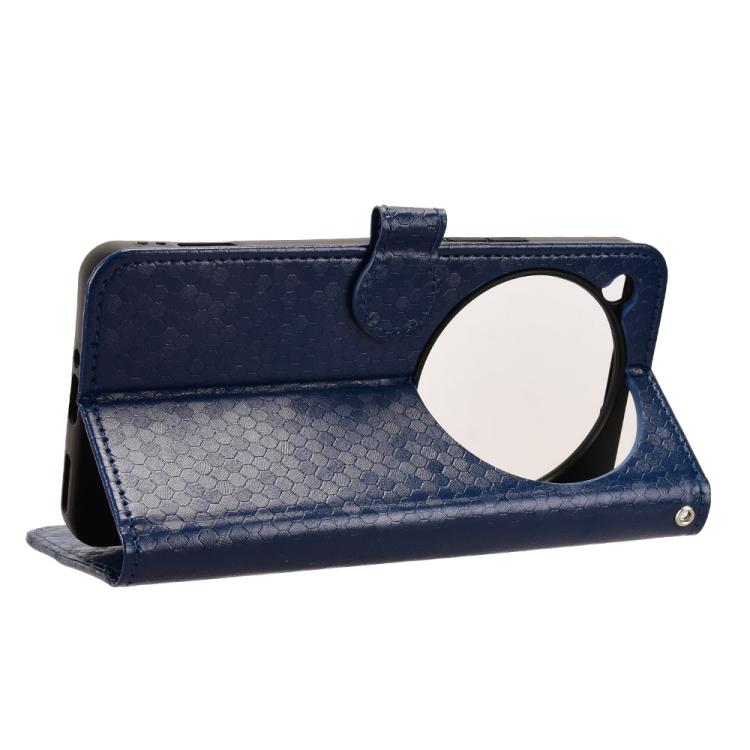 For ZTE nubia Focus 2 Ultra 5G Honeycomb Dot Texture Leather Phone Case