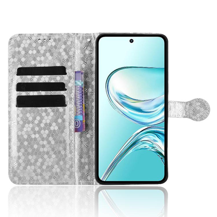 For ZTE nubia Focus 2 Ultra 5G Honeycomb Dot Texture Leather Phone Case