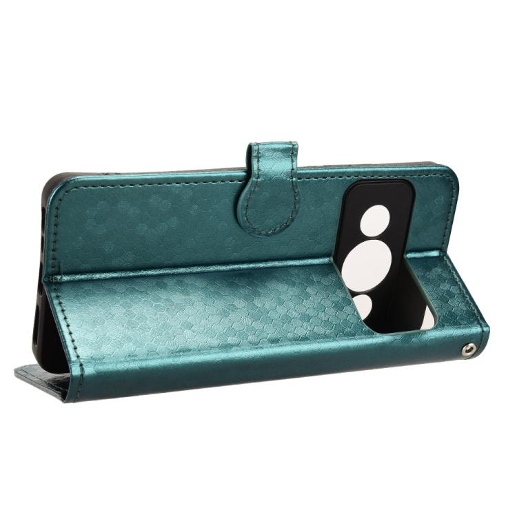 For ZTE Optus X Value 5G Honeycomb Dot Texture Leather Phone Case