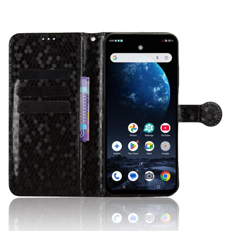 For ZTE Optus X Pro 2 5G Honeycomb Dot Texture Leather Phone Case