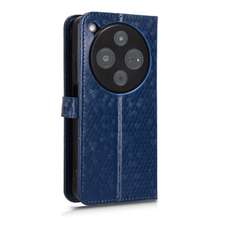 For ZTE Optus X Pro 2 5G Honeycomb Dot Texture Leather Phone Case