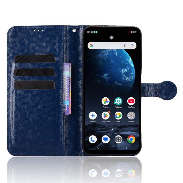 For ZTE Optus X Pro 2 5G Honeycomb Dot Texture Leather Phone Case