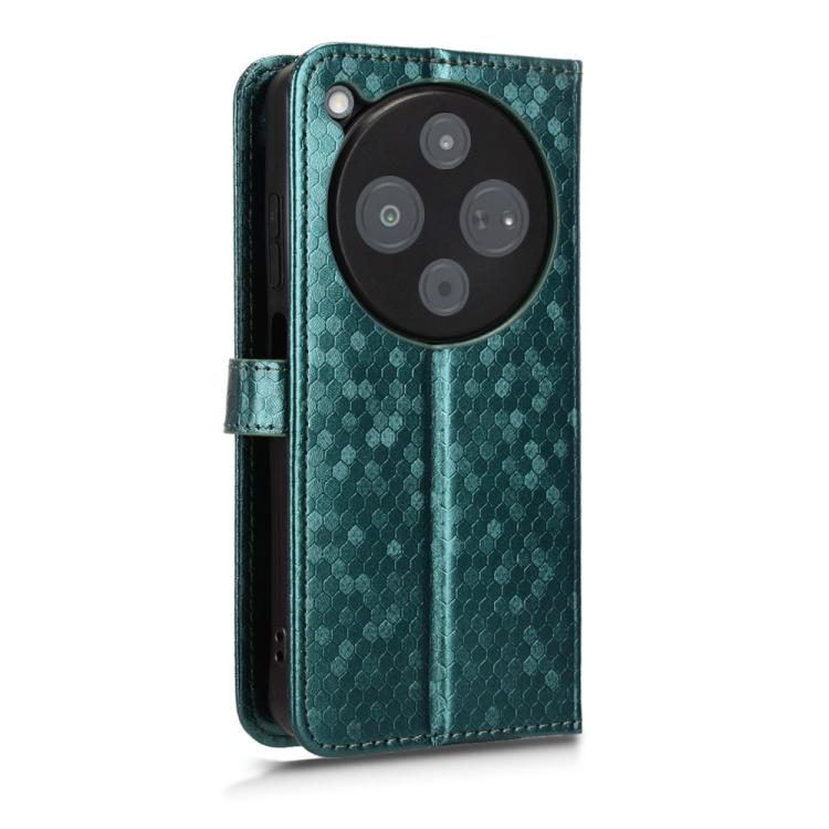 For ZTE Optus X Pro 2 5G Honeycomb Dot Texture Leather Phone Case