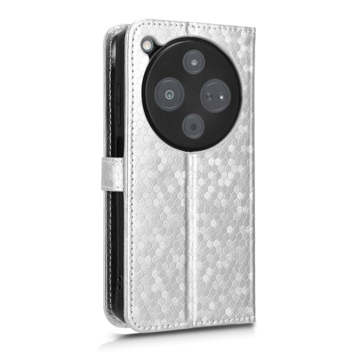 For ZTE Optus X Pro 2 5G Honeycomb Dot Texture Leather Phone Case