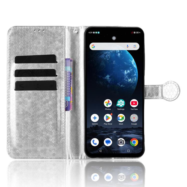 For ZTE Optus X Pro 2 5G Honeycomb Dot Texture Leather Phone Case