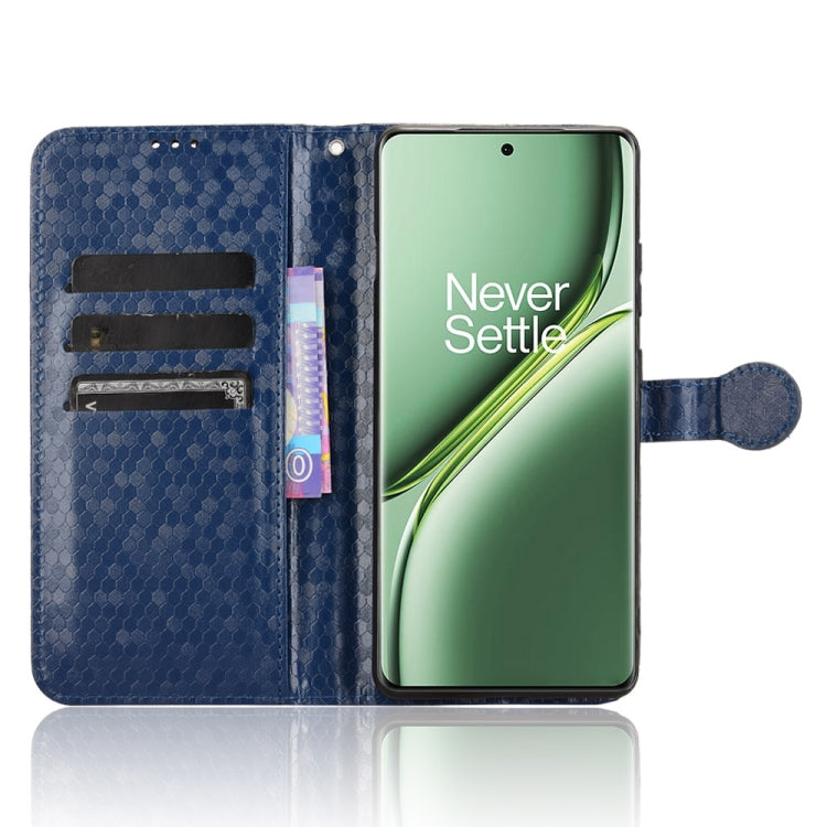 For OnePlus Ace 3 Pro Honeycomb Dot Texture Leather Phone Case