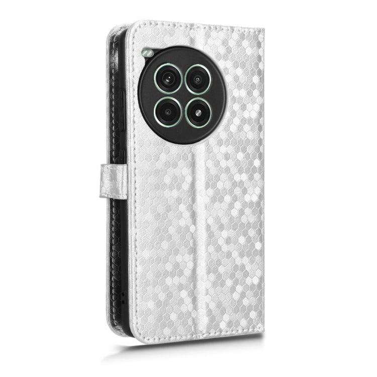 For OnePlus Ace 3 Pro Honeycomb Dot Texture Leather Phone Case