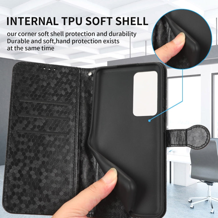For OnePlus Nord 4 5G Honeycomb Dot Texture Leather Phone Case