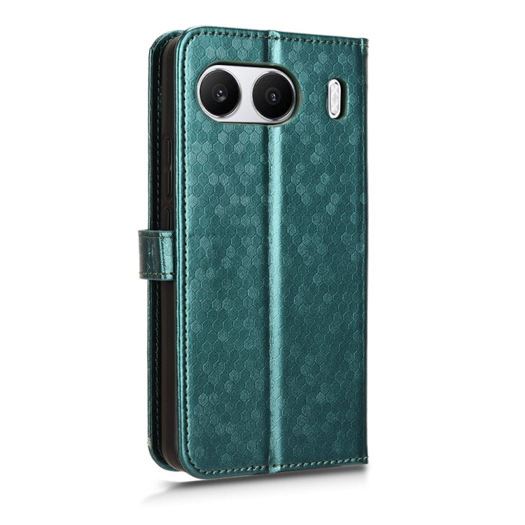 For OnePlus Nord 4 5G Honeycomb Dot Texture Leather Phone Case