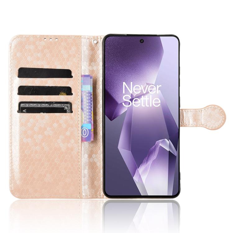 For OnePlus Ace 5 / Ace 5 Pro Honeycomb Dot Texture Leather Phone Case