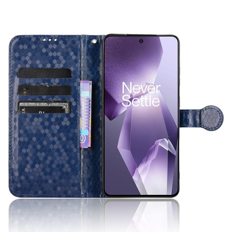 For OnePlus Ace 5 / Ace 5 Pro Honeycomb Dot Texture Leather Phone Case