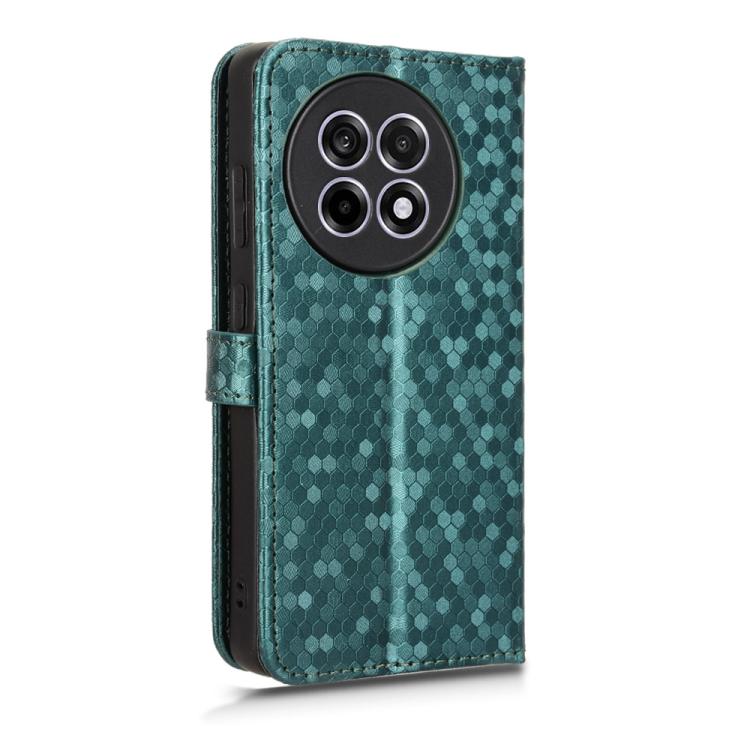 For OnePlus Ace 5 / Ace 5 Pro Honeycomb Dot Texture Leather Phone Case