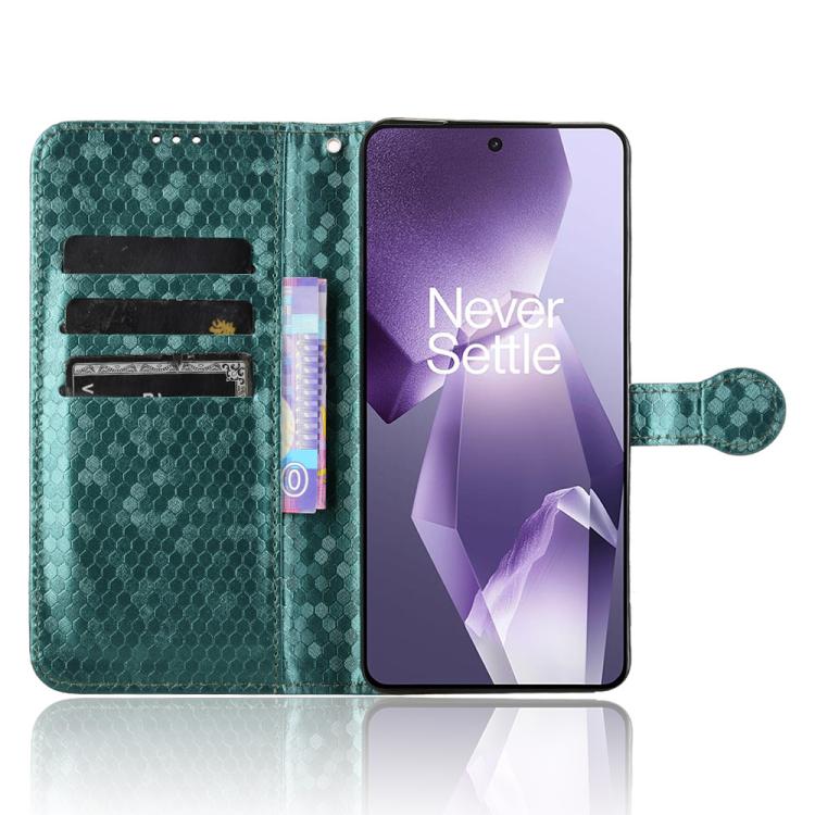 For OnePlus Ace 5 / Ace 5 Pro Honeycomb Dot Texture Leather Phone Case