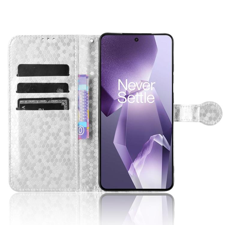 For OnePlus Ace 5 / Ace 5 Pro Honeycomb Dot Texture Leather Phone Case