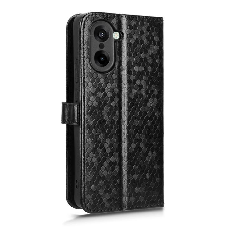 For OnePlus Ace 5 Racing / Nord CE5 Honeycomb Dot Texture Leather Phone Case