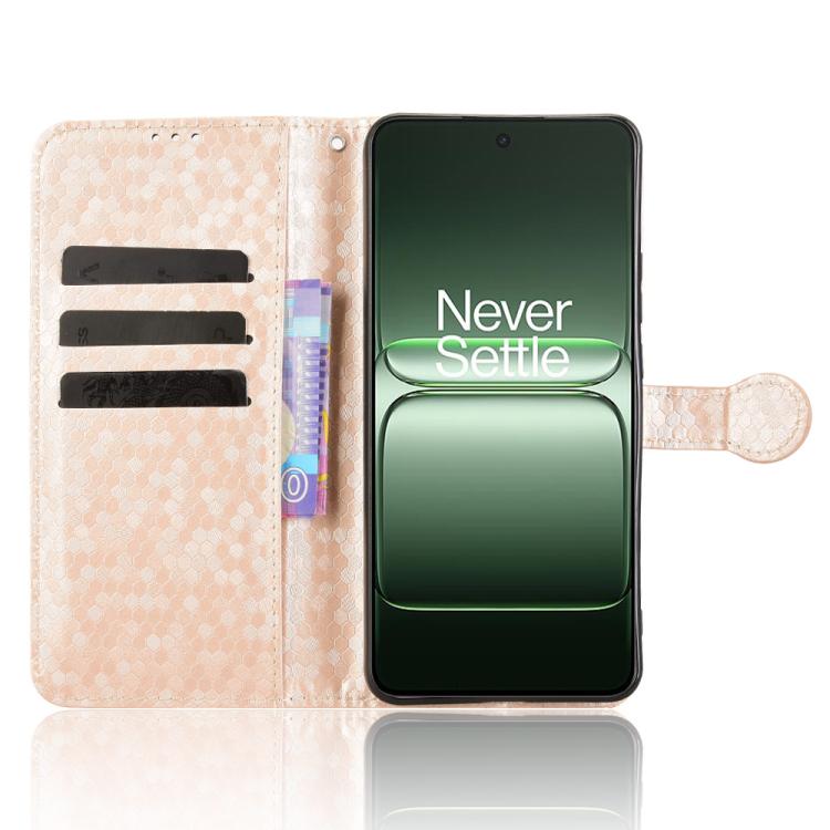 For OnePlus Ace 5 Racing / Nord CE5 Honeycomb Dot Texture Leather Phone Case